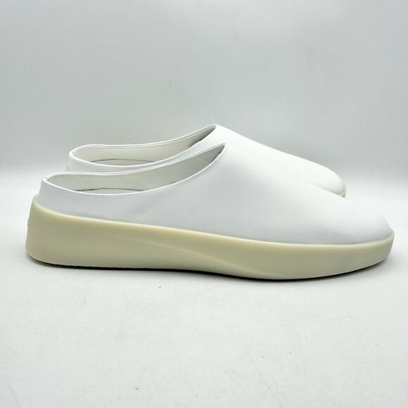 Wolf & Shepherd Cruise Mule Slip On Shoes Mens 13 White Leather Casual NIB main image 4